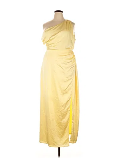 Pre-owned Show Me Your Mumu Cocktail Dress In Yellow