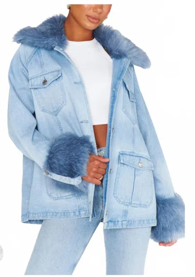 Show Me Your Mumu Copenhagen Jacket In Blue