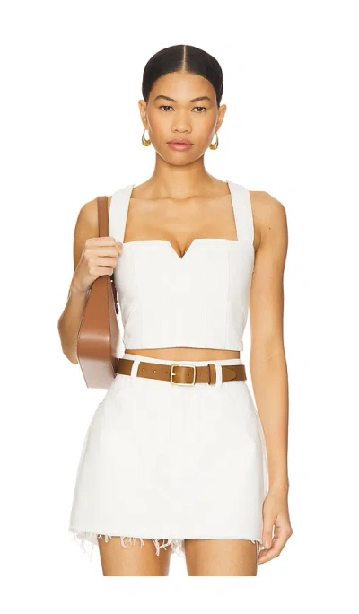 Show Me Your Mumu Crossroads Corset Top In White