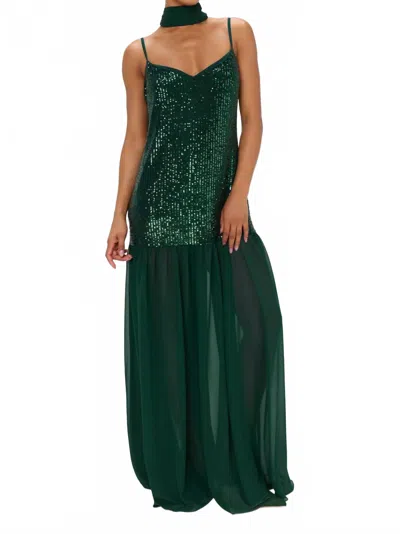 Show Me Your Mumu Dalia Maxi Dress In Green