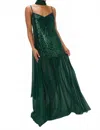 Show Me Your Mumu Dalia Maxi Dress In Green In Green