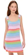 Show Me Your Mumu Day Trip Dress In Solar Crochet In Solar Crochet