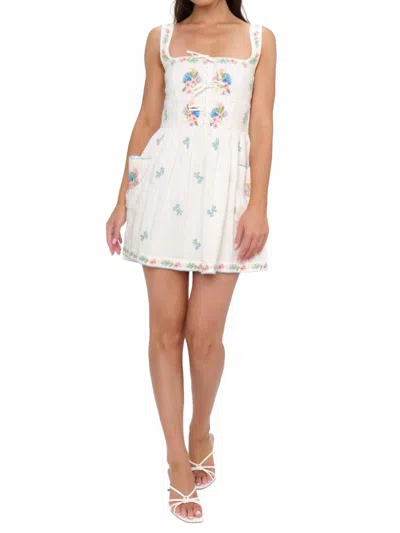 Show Me Your Mumu Demi Mini Dress In White