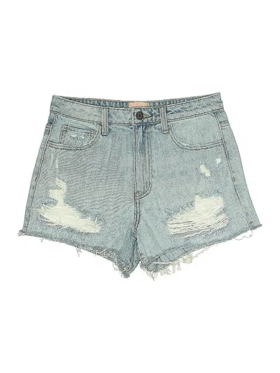 Pre-owned Show Me Your Mumu Denim Shorts In Blue