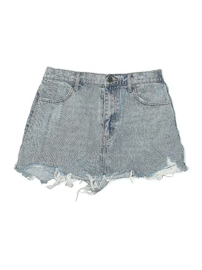 Pre-owned Show Me Your Mumu Denim Shorts In Blue