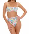 Show Me Your Mumu Destin Top In Amalfi Coast Rib Scrunch In Multi