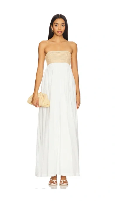 Show Me Your Mumu Dockside Maxi Dress In White