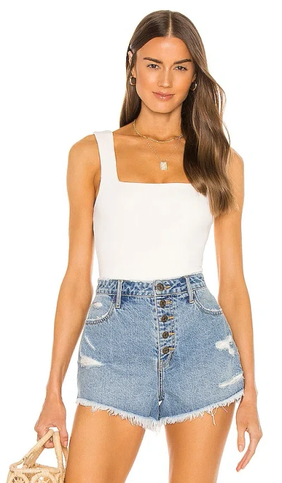 Show Me Your Mumu Dory Bodysuit In Bone Stretch