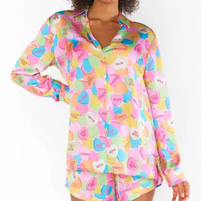Show Me Your Mumu Early Riser Pj Set In Pink