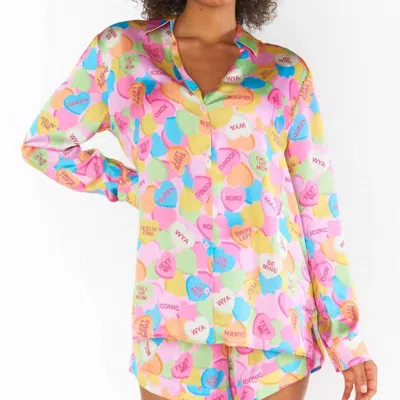 Show Me Your Mumu Early Riser Pj Set In Multi