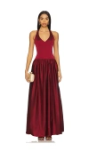 Show Me Your Mumu Eliza Maxi Dress In Red