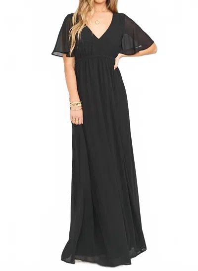 Show Me Your Mumu Emily Empire Maxi Dress In Black