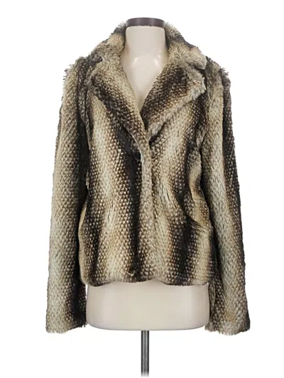 Pre-owned Show Me Your Mumu Faux Fur Jacket In Gold