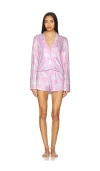 Show Me Your Mumu Favorite Pj Set In Pink Bunnies