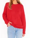 Show Me Your Mumu Feel Good Sweater In Red Knit In Multi