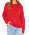 Show Me Your Mumu Feel Good Sweater In Red Knit In Multi