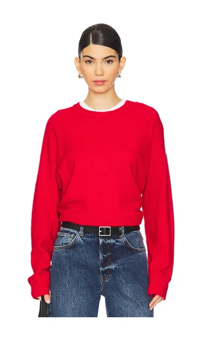 Show Me Your Mumu Feel Good Sweater In Red Knit