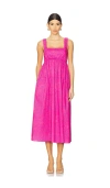 Show Me Your Mumu Fling Midi Dress In Pink