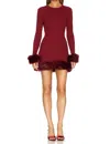 Show Me Your Mumu Fran Mini Dress In Cranberry