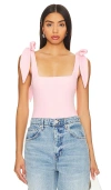 Show Me Your Mumu Gidget Bodysuit In Pink