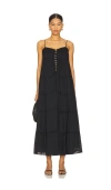 Show Me Your Mumu Gracie Midi Dress In Black