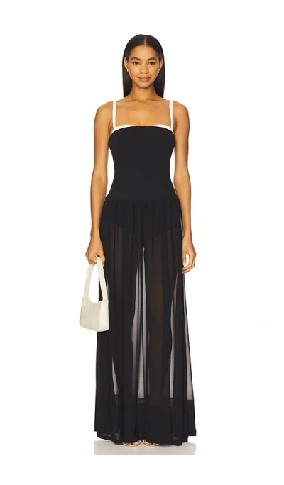 Show Me Your Mumu Hepburn Maxi Dress In Black