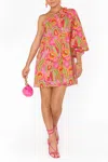 Show Me Your Mumu High Volume Mini Dress In Paradise Palms