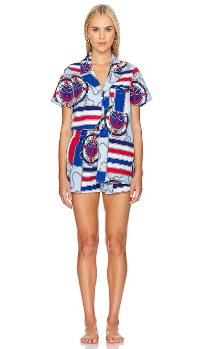 Show Me Your Mumu Home And Away Pj Set In Anchors Away