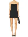 Show Me Your Mumu Hot Night Mini Dress In Black In Black