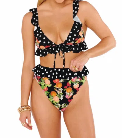 Show Me Your Mumu Island Ruffle Bottom In Tropical Sangria Multi
