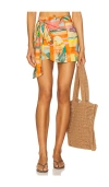 Show Me Your Mumu Iva Bow Skirt In Multi