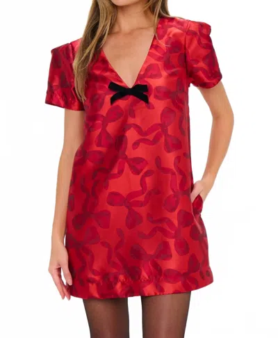 Show Me Your Mumu Jeanette Dress In Bow What Fun