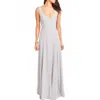 Show Me Your Mumu Jenn Maxi Dress In Dove Grey In Gray