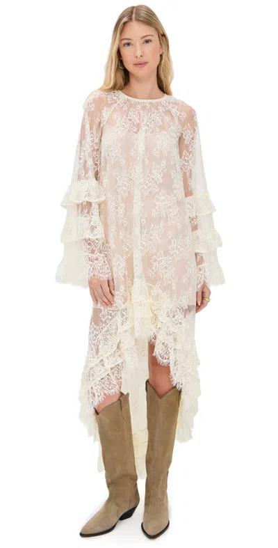 Show Me Your Mumu Joelle Maxi Dress Dainty White Lace