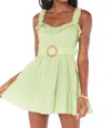 Show Me Your Mumu Jolene Mini Dress In Sage In Green