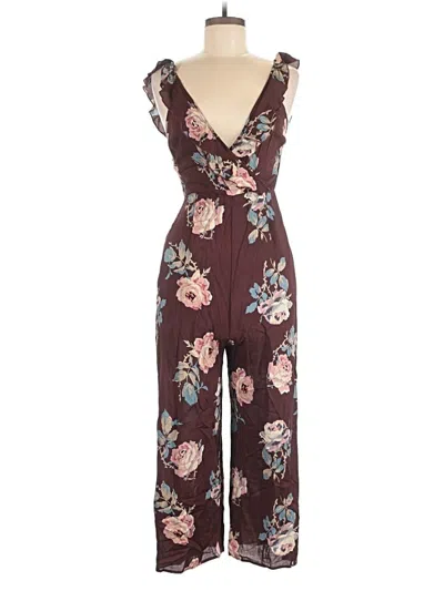 Pre-owned Show Me Your Mumu Jumpsuit In Brown