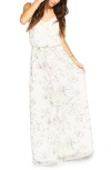 Show Me Your Mumu Kendall Blouson A-line Gown In Multi