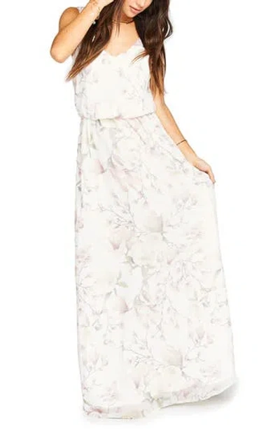 Show Me Your Mumu Kendall Blouson A-line Gown In Multi