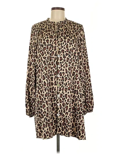 Pre-owned Show Me Your Mumu Kimono In Brown