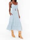 Show Me Your Mumu Lainey Midi Dress In Dew Drop In Multi