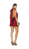 Show Me Your Mumu Lisa Mini Dress In Burgundy