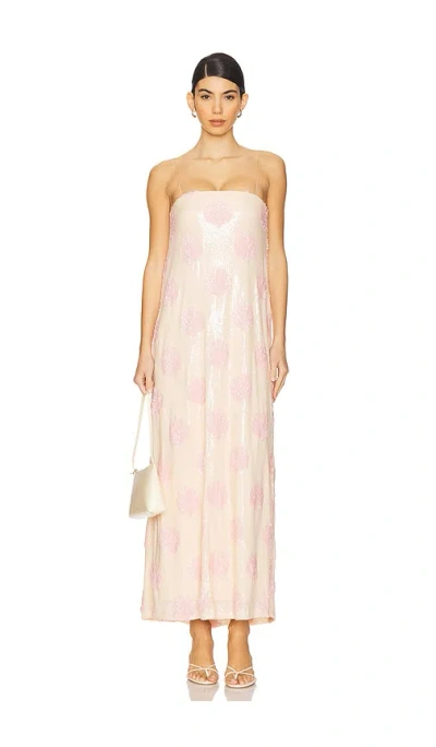 Show Me Your Mumu Lizzy Midi Dress In Shell Sequins