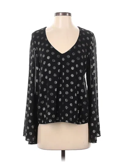 Pre-owned Show Me Your Mumu Long Sleeve Blouse In Black