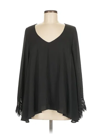 Pre-owned Show Me Your Mumu Long Sleeve Blouse In Black