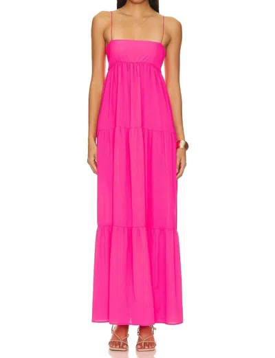 Show Me Your Mumu Long Weekend Maxi Dress In Pink Pebble In Multi