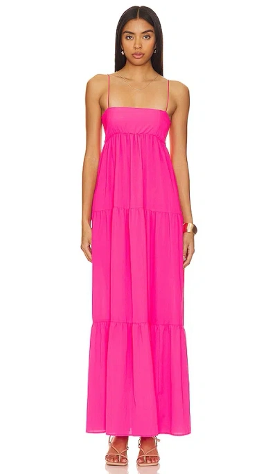 Show Me Your Mumu Long Weekend Maxi Dress In Pink Pebble