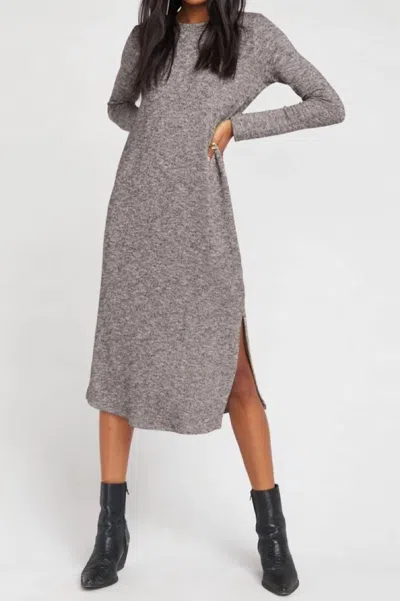 Show Me Your Mumu Maddison Dress In Moutaintop In Grey