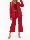 Show Me Your Mumu Major Blazer In Red Suit In Multi