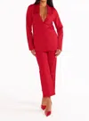 Show Me Your Mumu Major Suiting Blazer In Red In Red