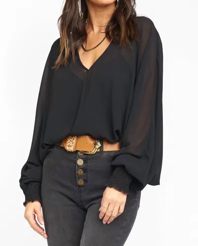 Show Me Your Mumu Max Bodysuit In Black